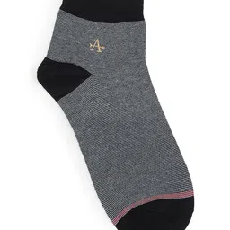 Arrow Men Pack Of 3 Patterned Pure Cotton Ankle Length Socks image 2