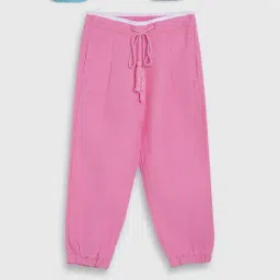 Blue Giraffe Kids Pink Joggers-picture-14