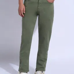 Sf Jeans By Pantaloons Green Slim Fit Jeans-picture-44