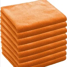 Sheen & Shine 40x40 cm Orange Cleaning Cloth Pack of 8 Pcs-image-75