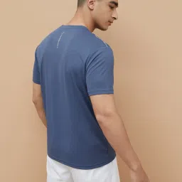 Fame Forever By Lifestyle Blue Regular Fit T-Shirt image 2