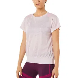 Asics Pink Textured T-Shirt-image-31