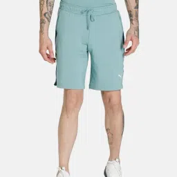 Puma VK Blue Slim Fit Colour Block Shorts-image-82