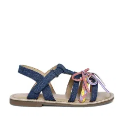 Aria Nica Kid's Funk Blue Ankle Strap Sandals-image-96