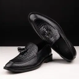La Botte Men's Black Formal Moccasins-picture-30