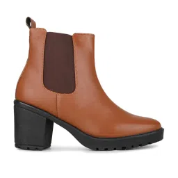 Inc.5 Women's Tan Chelsea Boots image 2