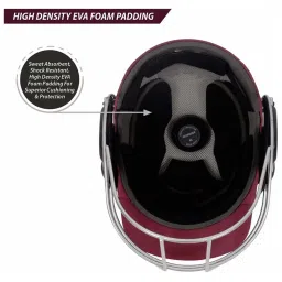 DSC DEFENDER Cricket Helmet Adjustable Steel Grill Back Support Strap Size - XL image 2