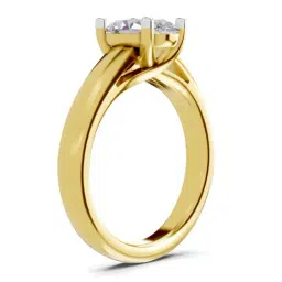 Sparkles Lab Grown Diamond 14k (585) Yellow Gold Ring for Women image 2