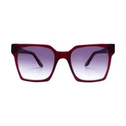 Scott Light Violet Square Sunglasses for Women image 2