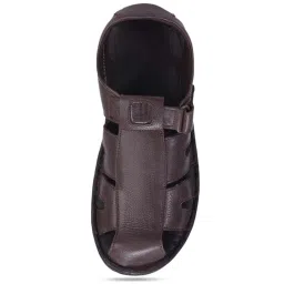 woodland Woods Men's Brown Fisherman Sandals image 3