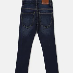 United Colors of Benetton Boys Navy Solid Jeans image 2