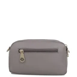 Esbeda Grey PU Solid Sling Handbag image 2