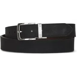 Nautica Brown & Black Leather Reversible Belt for Men image 2