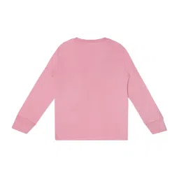 Bodycare Kids Light Pink Minnie Print Full Sleeves T-Shirt image 2