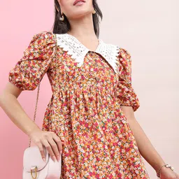 Tokyo Talkies Floral A-Line Mini Dress-picture-39
