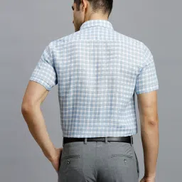 Reid & Taylor White Regular fit Checks Shirt image 2
