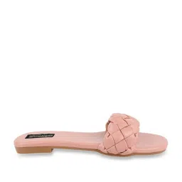 Shoetopia Women's Peach Casual Sandals image 2