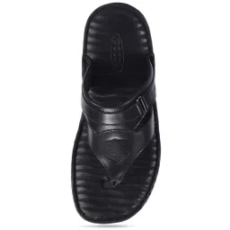 woodland Woods Men's Black Thong Sandals image 3