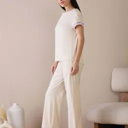 Sweet Dreams CreamPyjama Set image 2