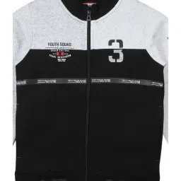 Monte Carlo Kids Grey & White Printed Sweatshirt image 3