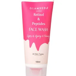 Glamveda Retinol and Peptide Anti Ageing Face Wash - 100 ml image 1