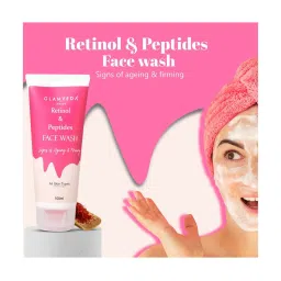 Glamveda Retinol and Peptide Anti Ageing Face Wash - 100 ml image 2
