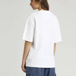 Pepe Jeans White Cotton Printed T-Shirt image 2