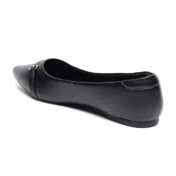 Van Heusen Women's Black Ballerina Shoes image 5