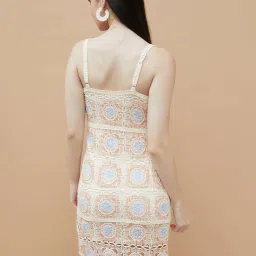 Ginger By Lifestyle Light Orange Regular Fit Self Pattern Dress image 2