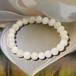 Bhagya G Stainless Steel Artificial Beaded Elasticated Bracelet image 4