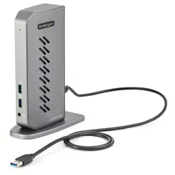 StarTech.com Dual Monitor 4K USB-C Docking Station with DisplayPort HDMI - 6 x USB Ports USB A USB C, DK30A2DHUUE image 2