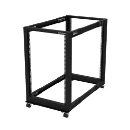 StarTech.com Black 18U Steel Server Rack with 4-Post Frame, 4POSTRACK18U-picture-17