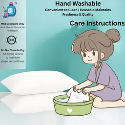 Siroki Bond White Fibre Filled Polyester Breathable Sleep Pillow image 4