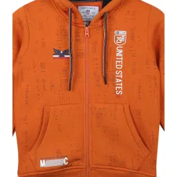 Monte Carlo Kids Light Copper Printed Hoodie image 3