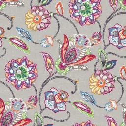 DDECOR Live Beautiful Zeta Collection 136 TC Grey Bed Sheet Set image 4