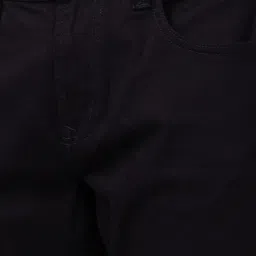 Spykar Black Cotton Comfort Fit Jeans image 4