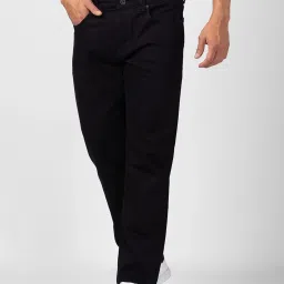 Spykar Black Cotton Comfort Fit Jeans image 3
