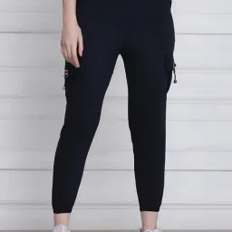 BUYNEWTREND Navy Mid Rise Joggers-picture-27
