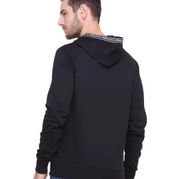 Globus Black Printed Hooded Sweatshirt image 2