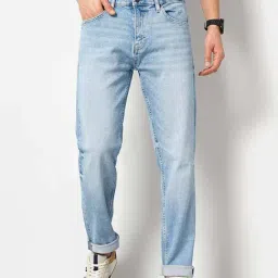 celio celio* Light Blue Slim Fit Heavily Washed Jeans-picture-14