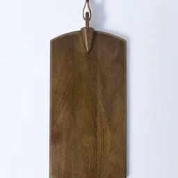 Westside Home Dark Brown Typographic Wooden Chopper image 1