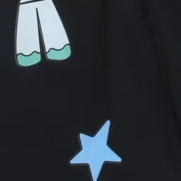 ZIP ZAP ZOOP Boys Black Cotton Printed Shorts image 4