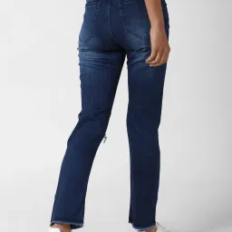 Forever 21 Blue Distressed Jeans image 2