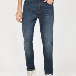Lee Distress Blue Comfort Fit Jeans image 1