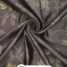 Bianca ANTELLIA GLITTER Brown Polyester 5 Ft. Window Curtain image 5