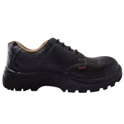 Indoarc Safety Shoes PVC Low Ankle Single Density Black Steel Toe UK 7, Comfort-picture-35