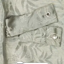 Bianca HOUSE OF LUX Green Faux Silk 5 Ft. Window Curtain - Set of 2 image 2