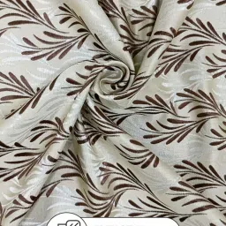 Bianca EL`PESSO Brown & Silver Faux Silk 7 Ft. Door Curtain - Set of 2 image 5