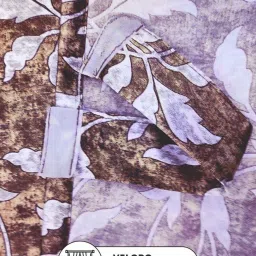 Bianca VILLA C`ESTA Brown Faux Silk 7 Ft. Door Curtain - Set of 2 image 2