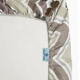 KLOTTHE Multicoloured Floral 300 TC Single Bedsheet With 1 Pillow Covers image 4